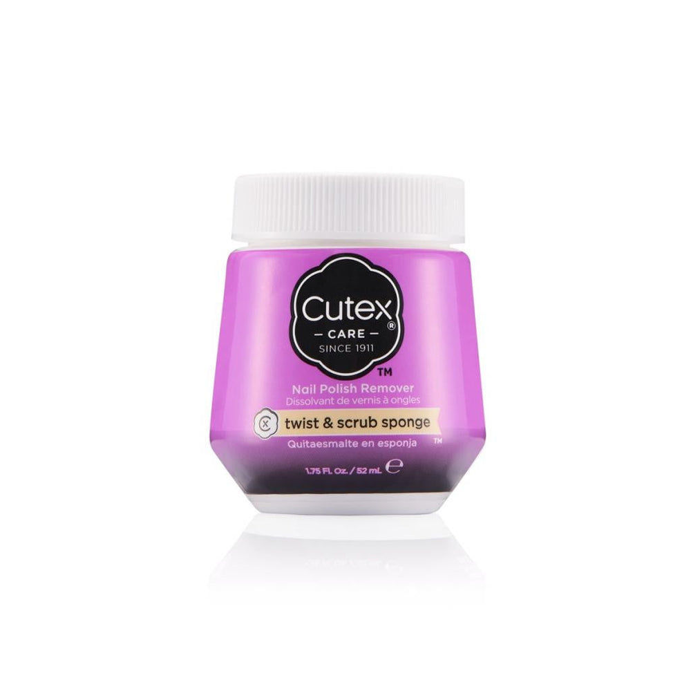 CUTEX-CUTEX SPONGE POLISH REMOVER twist & scrub 52 ml-DrShampoo - Perfumaria e Cosmética