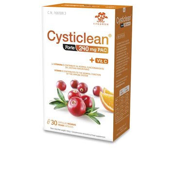 CYSTICLEAN-CYSTICLEAN FORTE com cápsulas de PAC e Vit C e Cranberry 30 u-DrShampoo - Perfumaria e Cosmética Imagem principal do produto