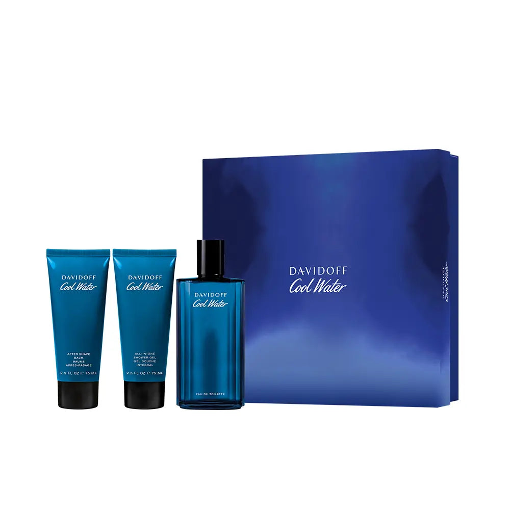 DAVIDOFF-CASE COOL WATER 3 pcs-DrShampoo - Perfumaria e Cosmética
