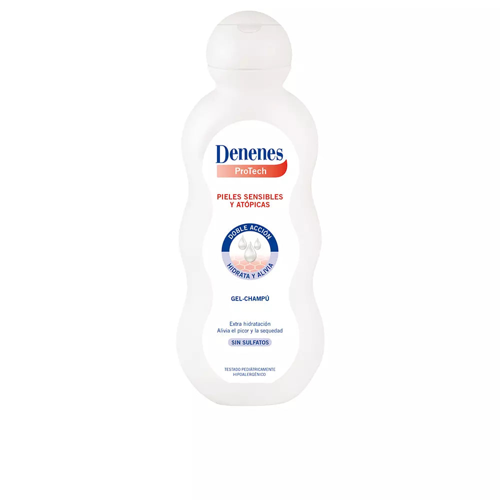 DENENES-PROTECH pele atópica gel-Shampoo 600 ml-DrShampoo - Perfumaria e Cosmética
