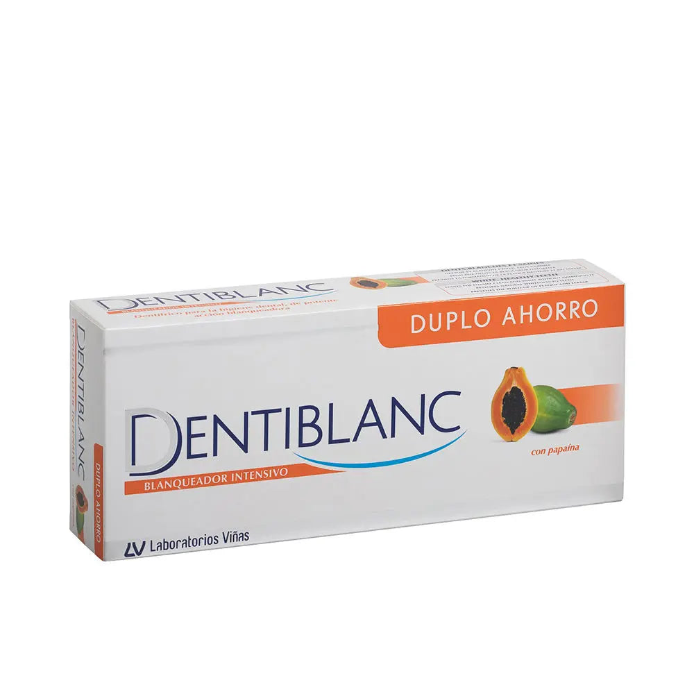 DENTIBLANC-DENTIBLANC BLANQUEADOR INTENSIVO com papaia pack 2 x 100 ml.-DrShampoo - Perfumaria e Cosmética