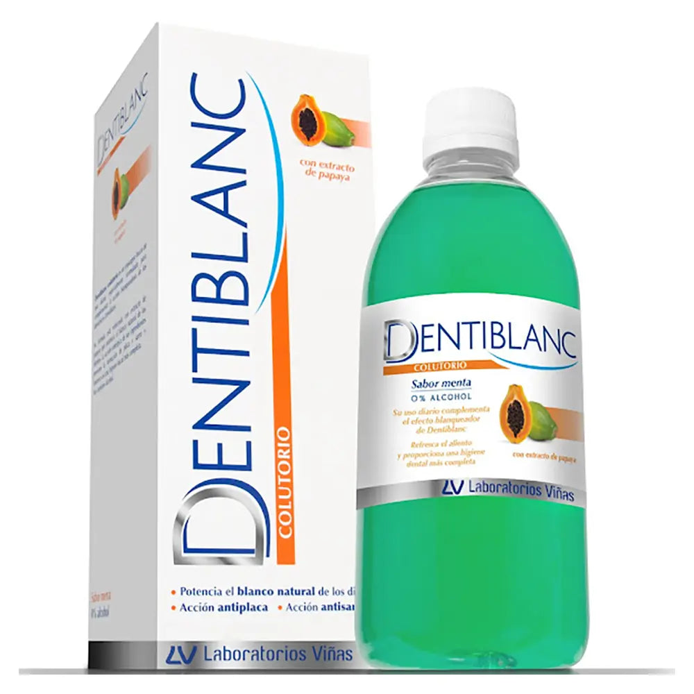 DENTIBLANC-DENTIBLANC Enxaguante bucal sem álcool #Menta 500 ml-DrShampoo - Perfumaria e Cosmética