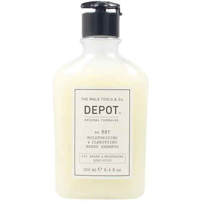 DEPOT-BARBA E BIGODE Nº501 champô hidratante e clarificante para barba-DrShampoo - Perfumaria e Cosmética