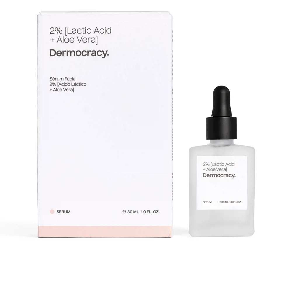 DERMOCRACY-Soro facial 2% [ÁCIDO LÁTICO + ALOE VERA] 30 ml-DrShampoo - Perfumaria e Cosmética