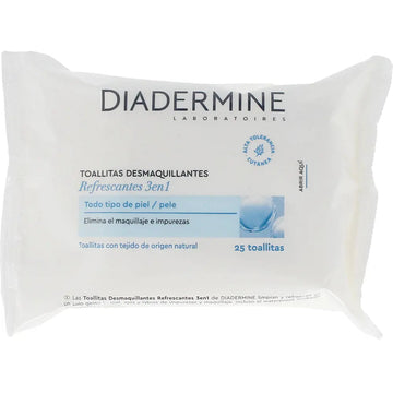 DIADERMINE-LENÇOS REMOVEDORES DE MAQUILHAGEM peles mistas normais-DrShampoo - Perfumaria e Cosmética Imagen principal del producto