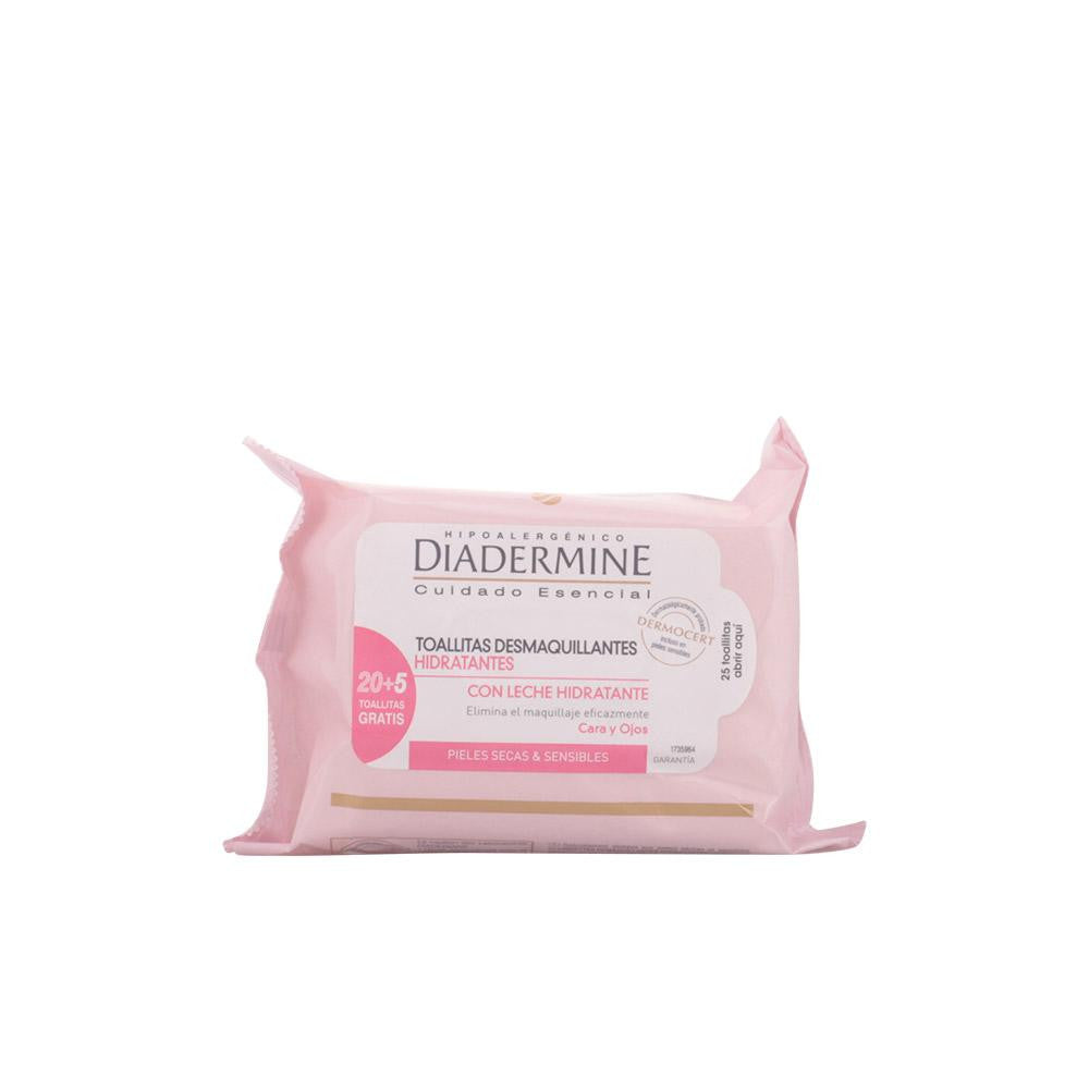 DIADERMINE-MAKE-UP REMOVER WIPES moisturizing dry-sensitive skin 25 u-DrShampoo - Perfumaria e Cosmética