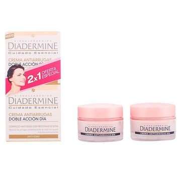 DIADERMINE-creme ANTIARRUGAS DOBLE ACCION DIA SET 2 x 50 ml-DrShampoo - Perfumaria e Cosmética Imagen principal del producto
