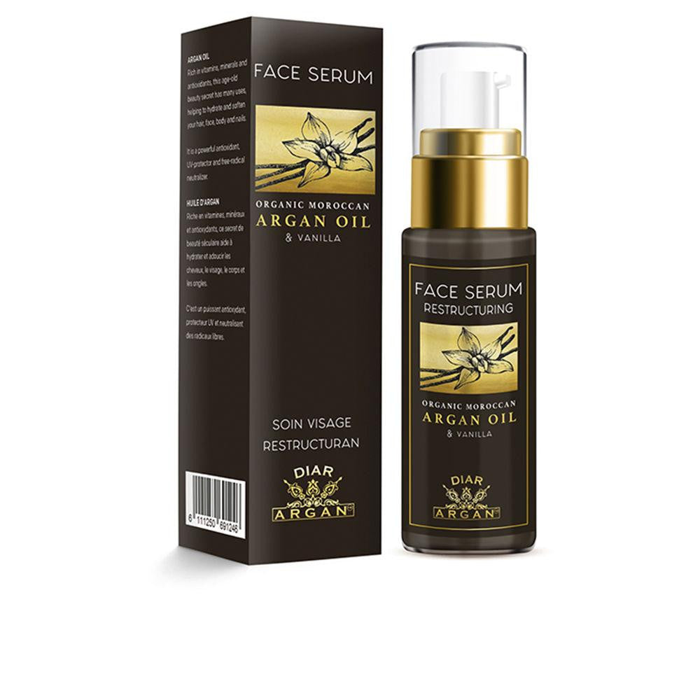DIAR ARGAN-RESTRUCTURING FACIAL SERUM pure argan and vanilla 30 ml-DrShampoo - Perfumaria e Cosmética