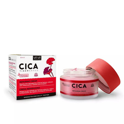 DIET ESTHETIC-VIT VIT COSMECEUTICALS CICA TIGERGRASS creme reparador 50 ml-DrShampoo - Perfumaria e Cosmética