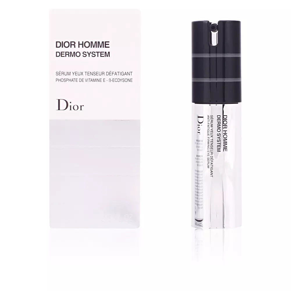 DIOR-HOMME DERMO SYSTEM sérum anti-fadiga suavizante para os olhos 15 ml-DrShampoo - Perfumaria e Cosmética