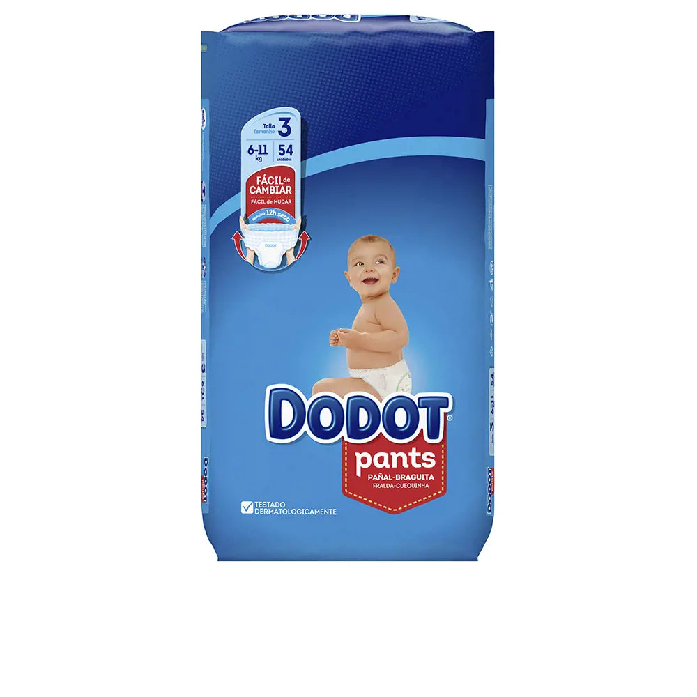 DODOT-DODOT CALÇAS STAGES tamanho 3 fralda-calça 6-11 kg-DrShampoo - Perfumaria e Cosmética