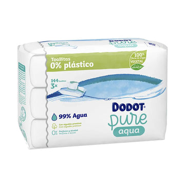 DODOT-DODOT CUIDADOS PUROS TOTAL 99% água lenços húmidos 144 u.-DrShampoo - Perfumaria e Cosmética Image principale du produit
