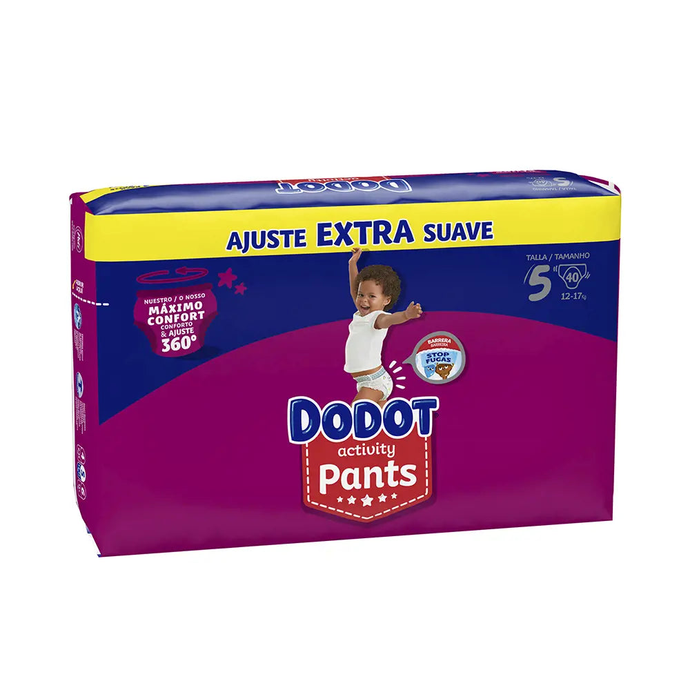 DODOT-DODOT PANTS ACTIVITY T-5 diaper-pant 12-17 kg 40 u-DrShampoo - Perfumaria e Cosmética