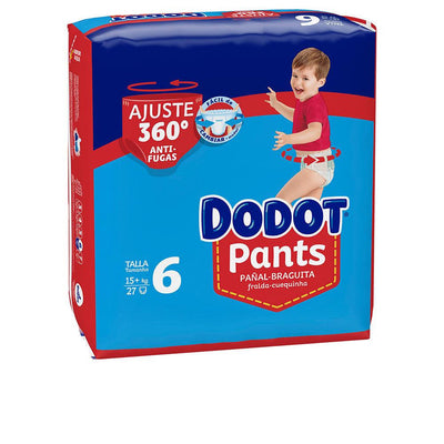 DODOT-DODOT PANTS pañal-braguita T6 15- + kg 27 u-DrShampoo - Perfumaria e Cosmética