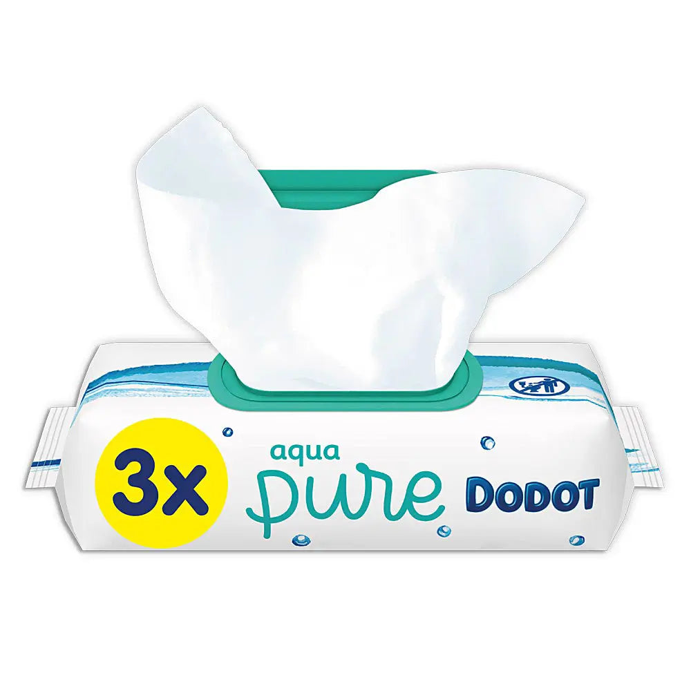 DODOT-DODOT PURE 99% lenços umedecidos com água 144 unid.-DrShampoo - Perfumaria e Cosmética