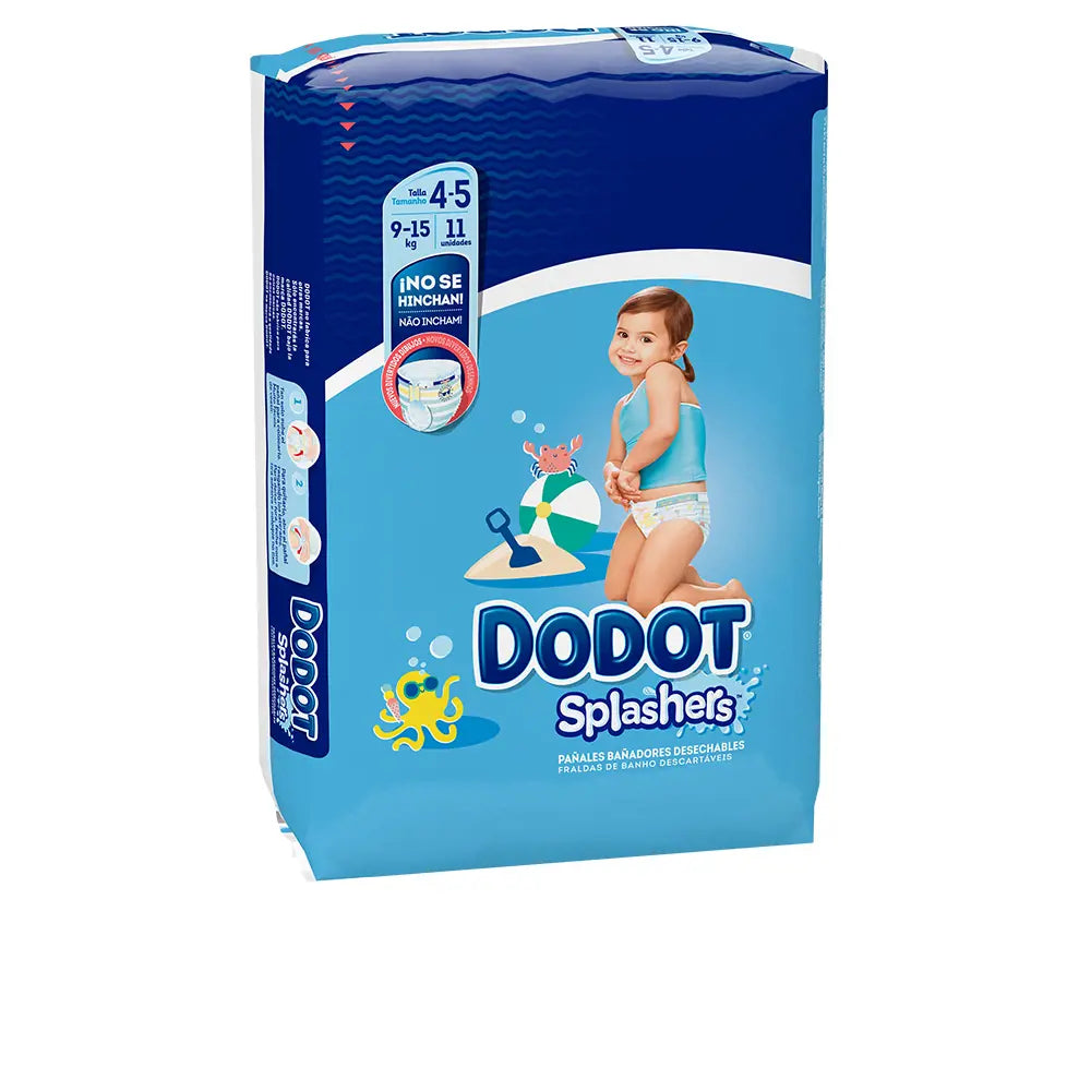 DODOT-Fato de banho descartável DODOT SPLASHERS tamanho 4-5 + 9-15 kg-DrShampoo - Perfumaria e Cosmética