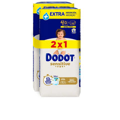 DODOT-Fraldas DODOT SENSITIVE EXTRA tamanho 4 10-15 kg 96 unidades.-DrShampoo - Perfumaria e Cosmética