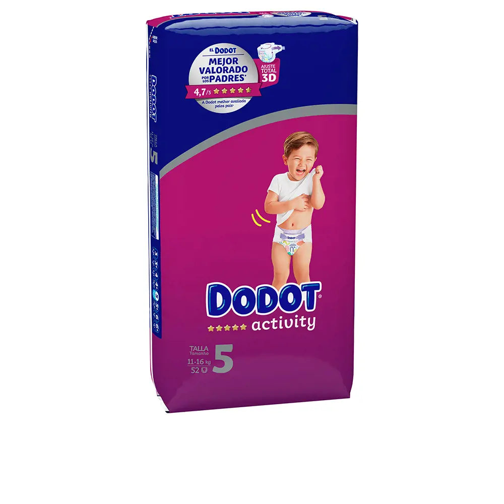 DODOT-Saias DODOT ACTIVITY T5 11-16 kg 52 un-DrShampoo - Perfumaria e Cosmética