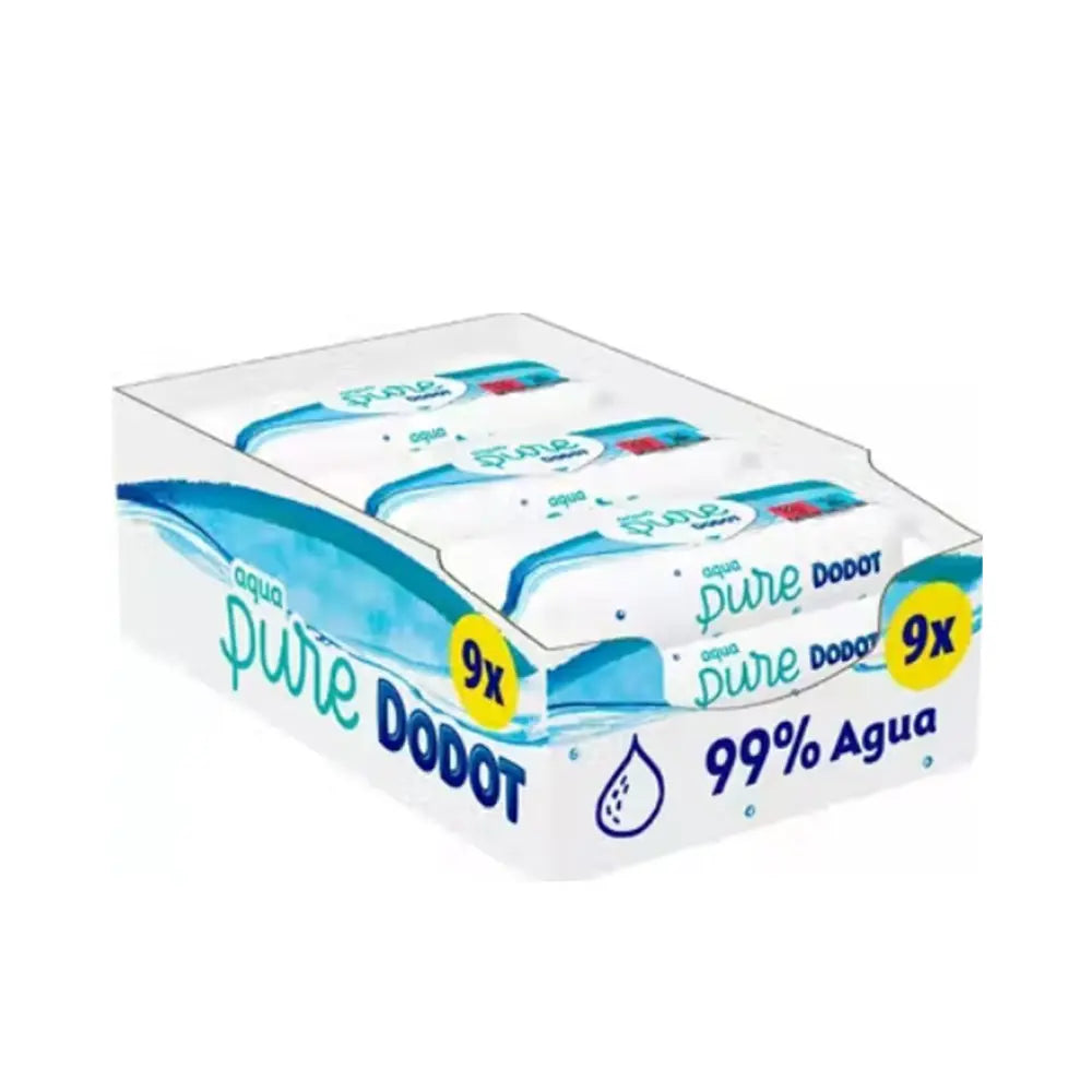 DODOT-Toalhetes húmidos de água pura DODOT PURE 99% 432 unidades.-DrShampoo - Perfumaria e Cosmética