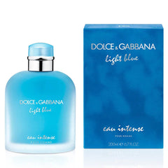 DOLCE & GABBANA-LIGHT BLUE EAU INTENSE POUR HOMME edp vapo 200 ml-DrShampoo - Perfumaria e Cosmética