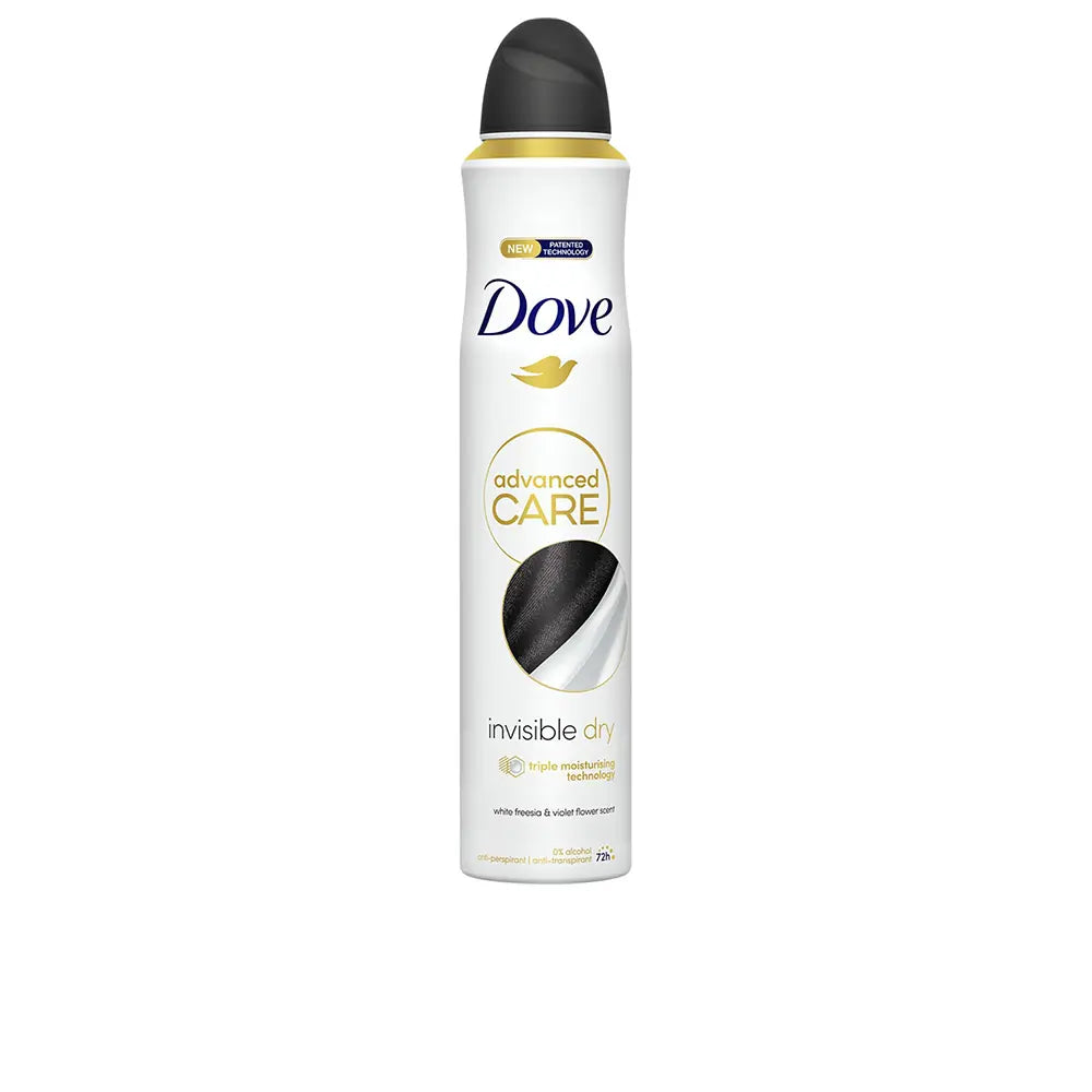 DOVE-DESODORANTE VAPORIZADOR INVISÍVEL SECO CUIDADO AVANÇADO 200 ml-DrShampoo - Perfumaria e Cosmética