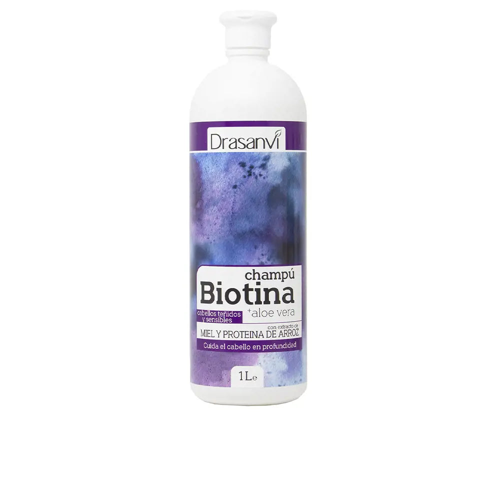 DRASANVI-BIOTIN E ALOE VERA shampoo para cabelos coloridos e sensíveis 1000 ml-DrShampoo - Perfumaria e Cosmética