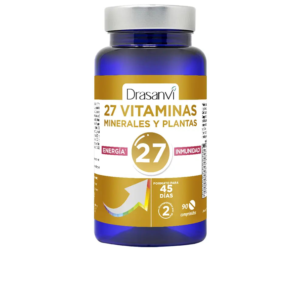DRASANVI-Comprimidos de 90 unidades com 27 vitaminas e minerais para energia e imunidade.-DrShampoo - Perfumaria e Cosmética