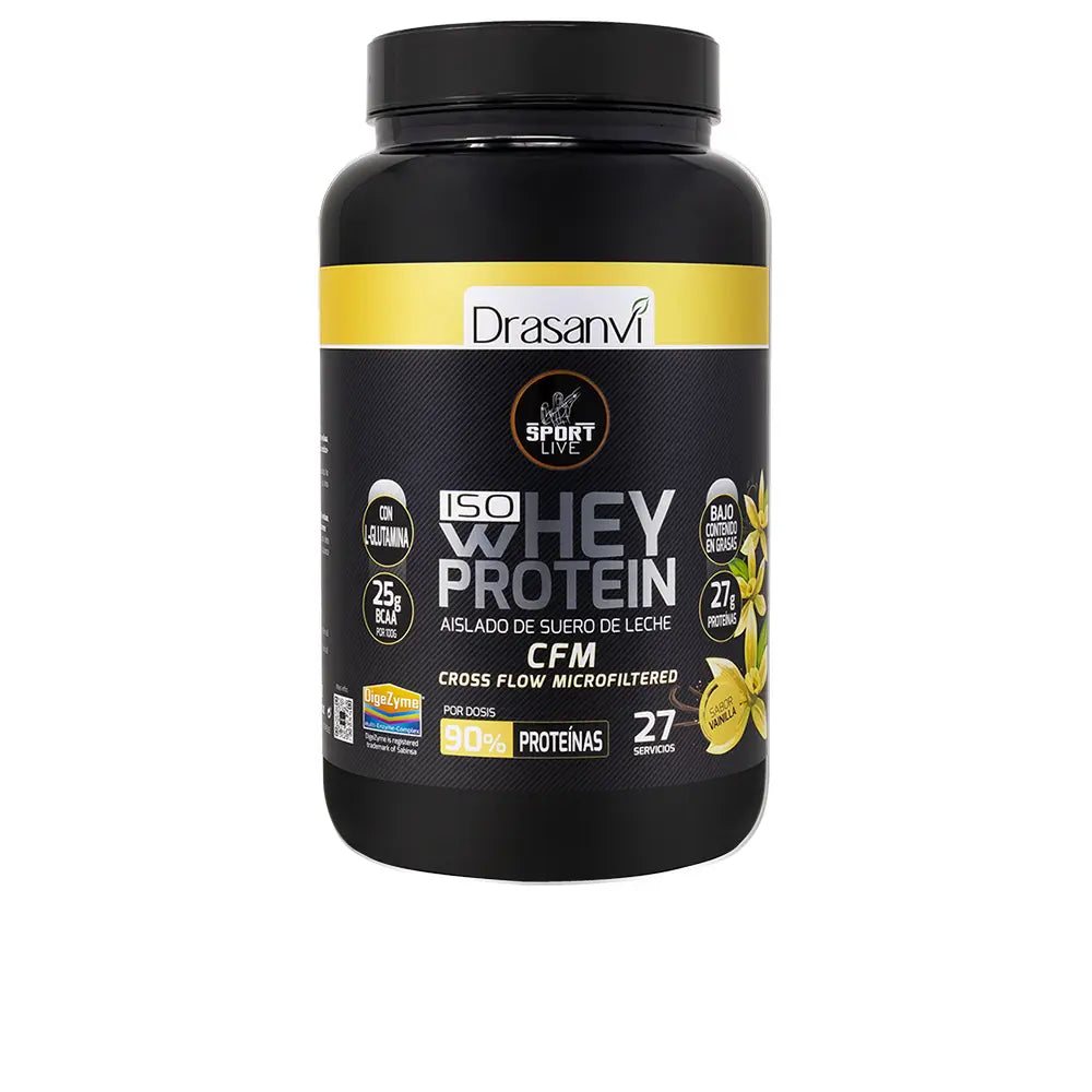DRASANVI-PROTEÍNA ISOLADA ISO WHEY DRASANVI VANILLA 800 gr.-DrShampoo - Perfumaria e Cosmética