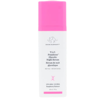 DRUNK ELEPHANT-TLC FRAMBOOS GLYCOLIC soro noturno 30 ml-DrShampoo - Perfumaria e Cosmética Image principale du produit