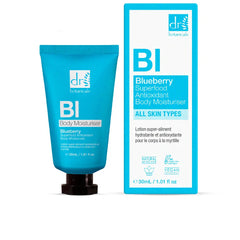 DR. BOTANICALS-BLUEBERRY SUPERFOOD hidratante corporal antioxidante 30 ml-DrShampoo - Perfumaria e Cosmética