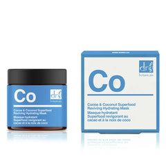 DR. BOTANICALS-COCOA&COCONUT SUPERFOOD máscara hidratante revigorante 50 ml-DrShampoo - Perfumaria e Cosmética