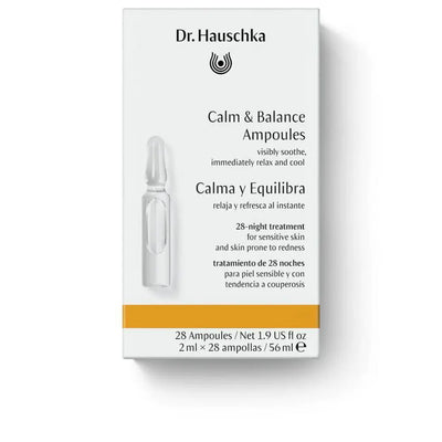 DR. HAUSCHKA-Ampolas CALM AND BALANCE 28 unidades-DrShampoo - Perfumaria e Cosmética