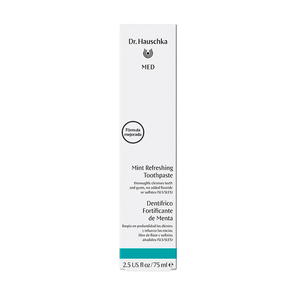 DR. HAUSCHKA-Pasta de dente fortificante de menta 75 ml-DrShampoo - Perfumaria e Cosmética