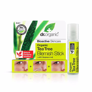 DR. ORGANIC-Bastão de tea tree BIOACTIVE ORGÂNICO para acne 8 ml-DrShampoo - Perfumaria e Cosmética Imagem principal do produto