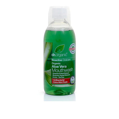 DR. ORGANIC-Colutório ALOE VERA 500ml-DrShampoo - Perfumaria e Cosmética