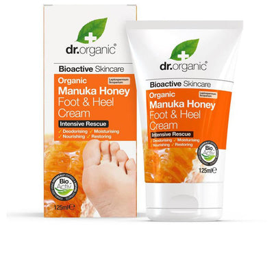 DR. ORGANIC-MANUKA HONEY foot and heel cream 125 ml-DrShampoo - Perfumaria e Cosmética