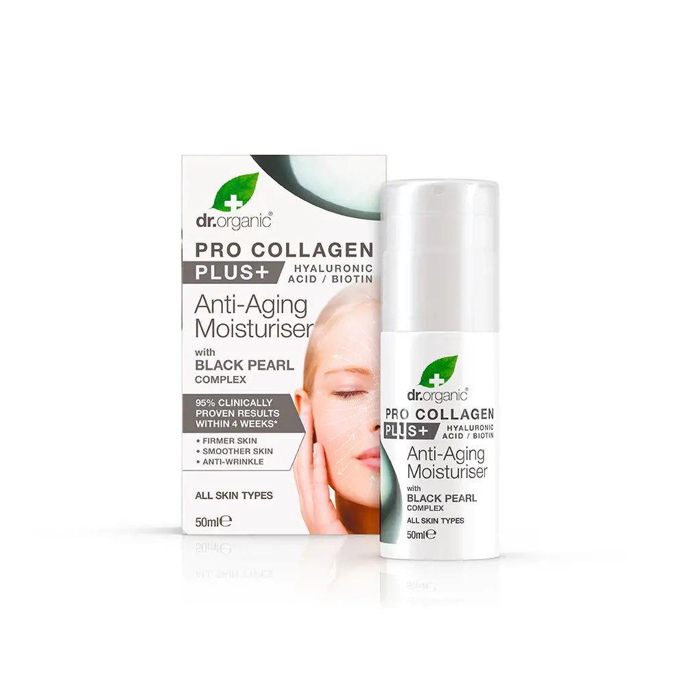 DR. ORGANIC-PRO COLLAGEN+ creme antienvelhecimento pérola negra-DrShampoo - Perfumaria e Cosmética