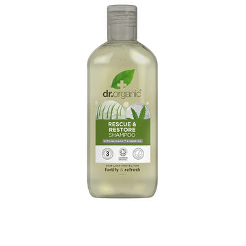 DR. ORGANIC-RESCUE RESTORE shampoo para cabelos finos 265 ml.-DrShampoo - Perfumaria e Cosmética Imagem principal do produto