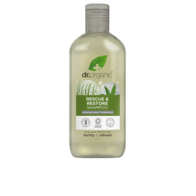 DR. ORGANIC-RESCUE RESTORE shampoo para cabelos finos 265 ml.-DrShampoo - Perfumaria e Cosmética