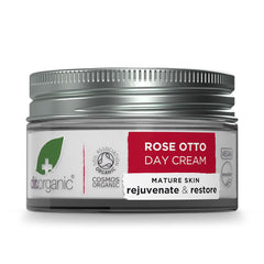 DR. ORGANIC-ROSA DAMASCENA day cream 50 ml-DrShampoo - Perfumaria e Cosmética