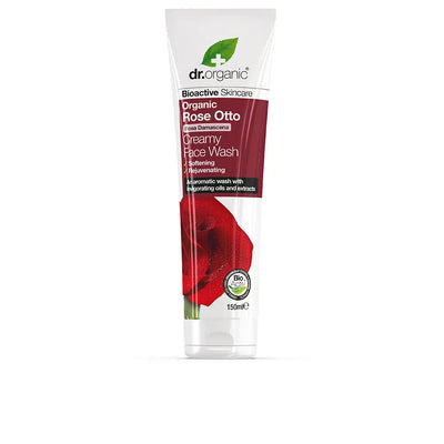 DR. ORGANIC-ROSA DE DAMASCO limpador facial cremoso 150 ml-DrShampoo - Perfumaria e Cosmética