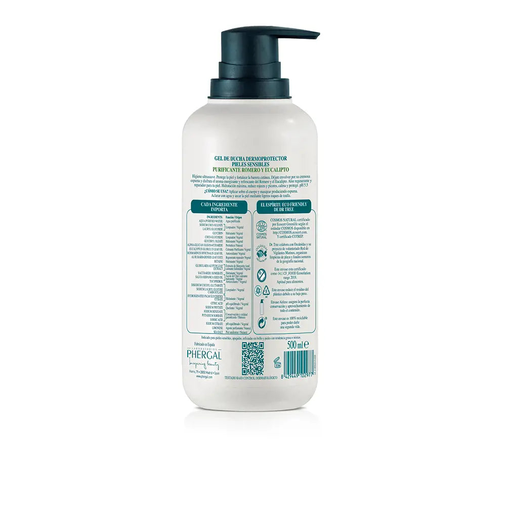 DR. TREE-ECO GEL DE DUCHA purificante 500 ml-DrShampoo - Perfumaria e Cosmética