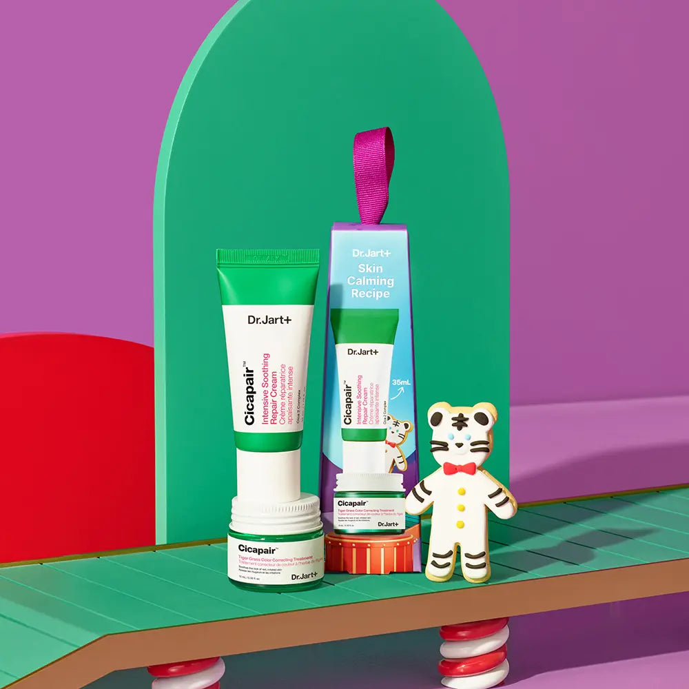 DR.JART+-CONJUNTO DE FÓRMULA PARA PELE CALMANTE CICAPAIR COM 2 UNIDADES-DrShampoo - Perfumaria e Cosmética