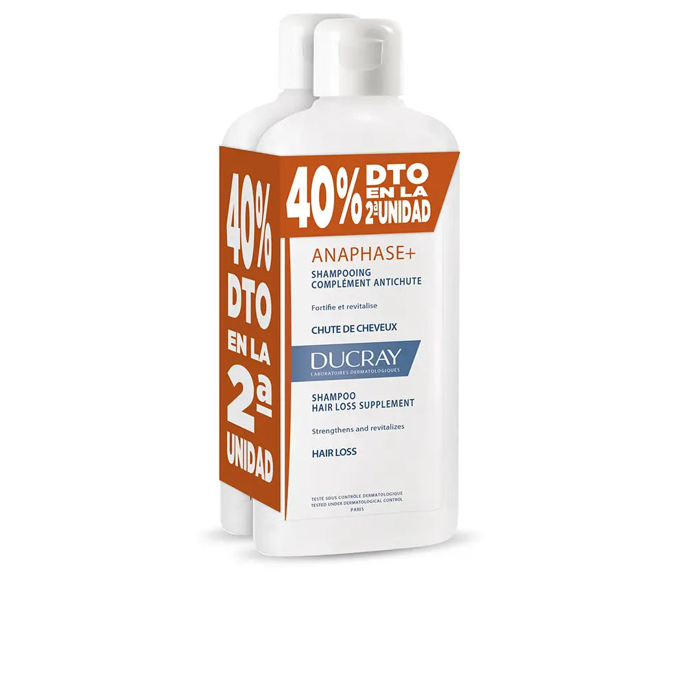 DUCRAY-ANAPHASE+ shampoo anticaída 2 x 400 ml-DrShampoo - Perfumaria e Cosmética