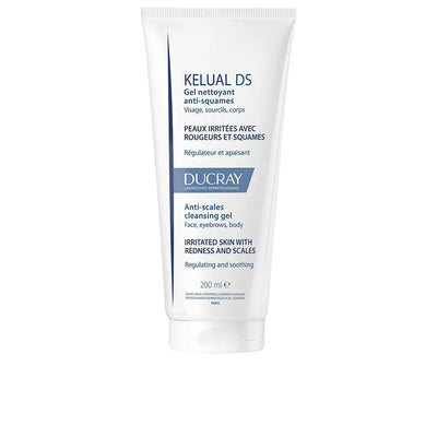 DUCRAY-KELUAL DS gel de limpeza facial para pele irritada 200 ml-DrShampoo - Perfumaria e Cosmética