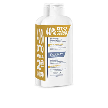 DUCRAY-KELUAL SQUANORM shampoo para caspa seca embalagem 2 x 400 ml.-DrShampoo - Perfumaria e Cosmética Image principale du produit