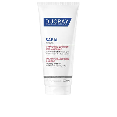 DUCRAY-SABAL ARGEAL shampoo diário absorvente de sebo 200 ml.-DrShampoo - Perfumaria e Cosmética