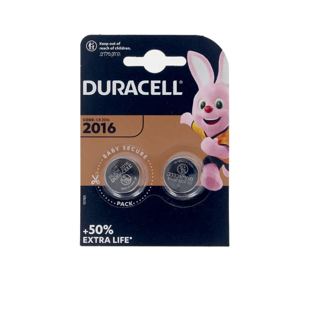 DURACELL-DURACELL BUTTON LITHIUM 3V 2016 DL/CR2016 pacote de baterias x 2 unidades-DrShampoo - Perfumaria e Cosmética
