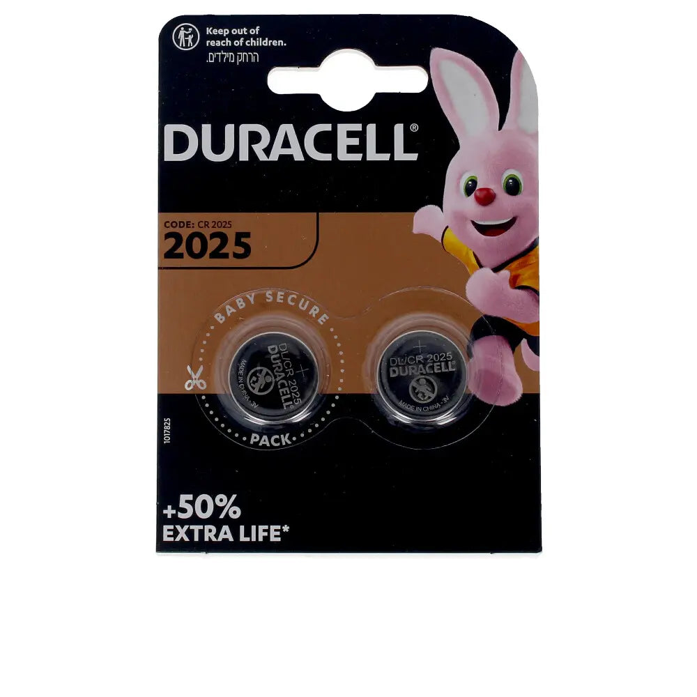 DURACELL-DURACELL BUTTON LITHIUM 3V 2025 DL/CR2025 pacote de baterias x 2 unidades-DrShampoo - Perfumaria e Cosmética