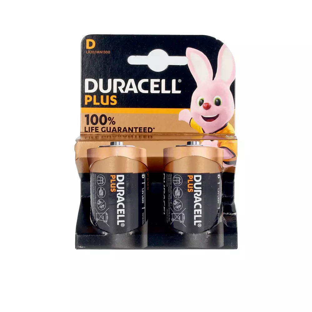 DURACELL-Pacote de baterias DURACELL PLUS POWER LR20/MN1300 x 2 unidades-DrShampoo - Perfumaria e Cosmética